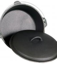 6 QT Cast Iron Dutch Oven Seasoned